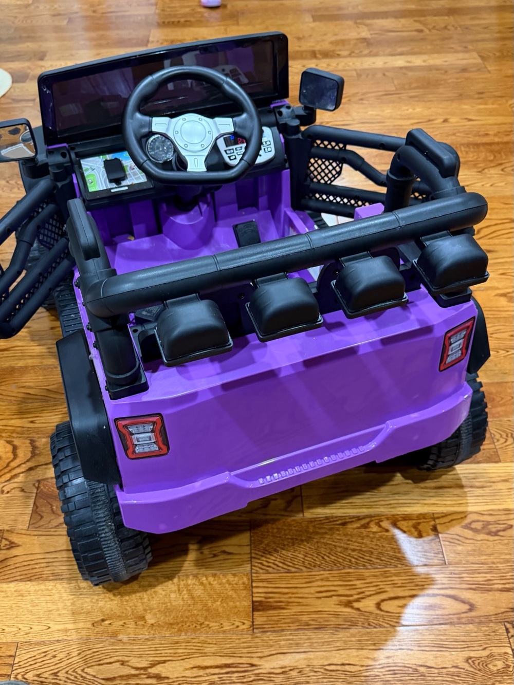 Purple Kids Ride-On Car with Remote Control - Picture 5 of 5